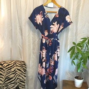 AMAZON find. Floral belted dress.  Sz 3X